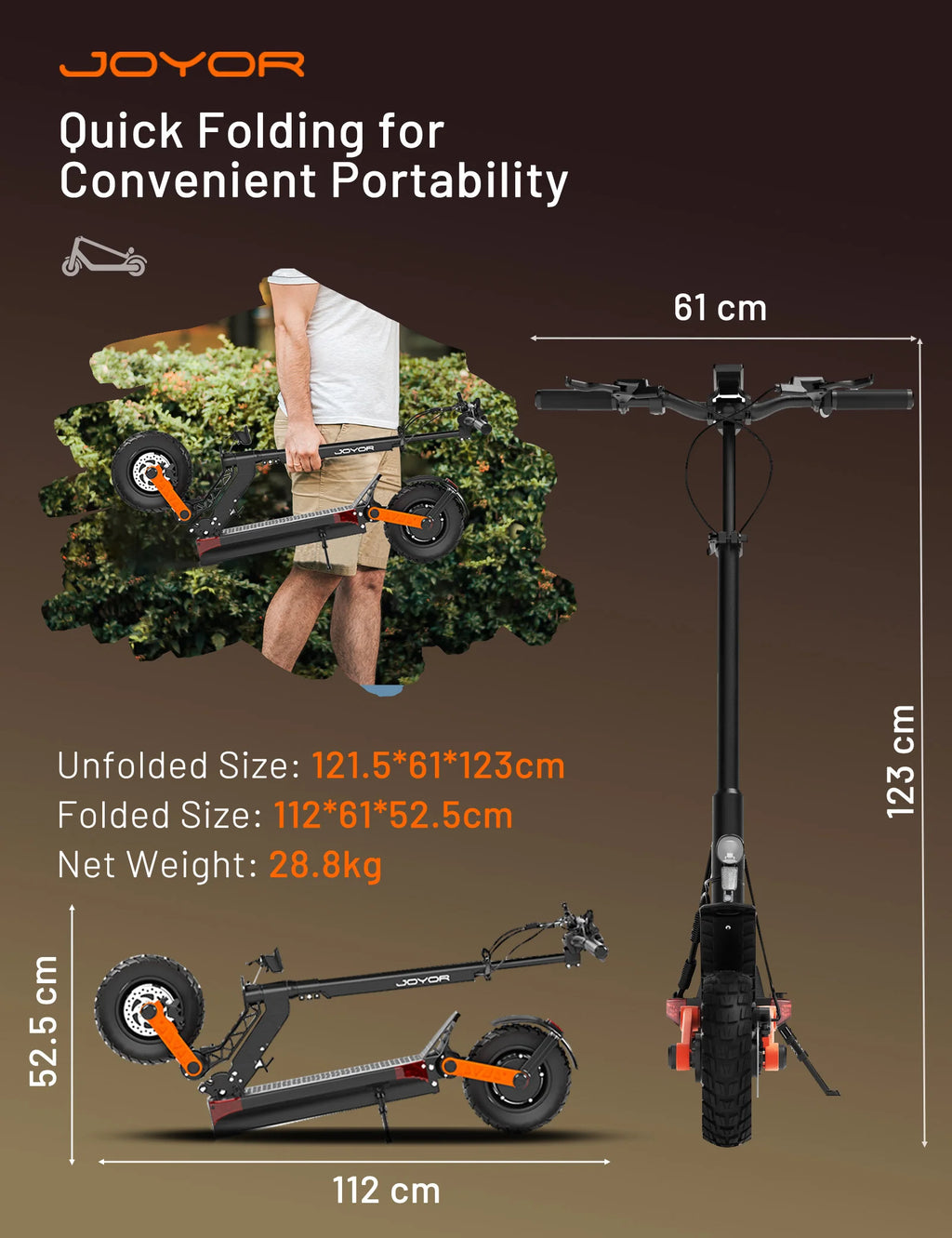 E-scooter 1000W*2 Motor 60V18Ah Escooter 10 Inch Off Road Tire Off Road Electric Scooter
