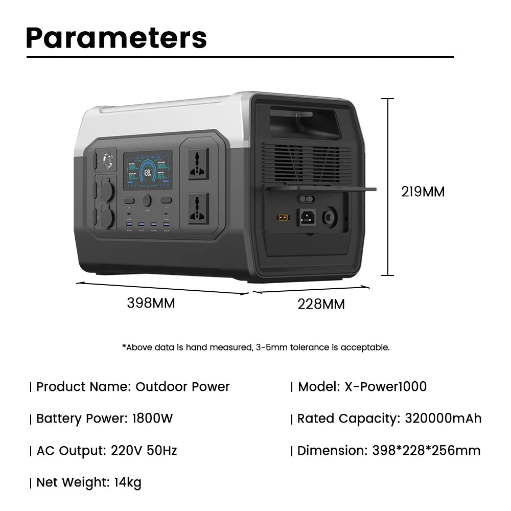 1800W Portable Power Station